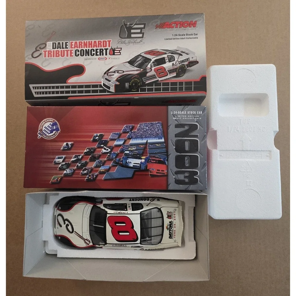 2003 Action Diecast #8 Dale Earnhardt Jr Tribute Concert 1:24 & 1:64 Scale